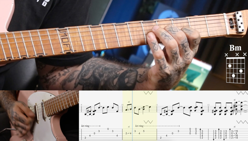 démonstration de lé méthode d'apprentissage de la guitare en vidéo